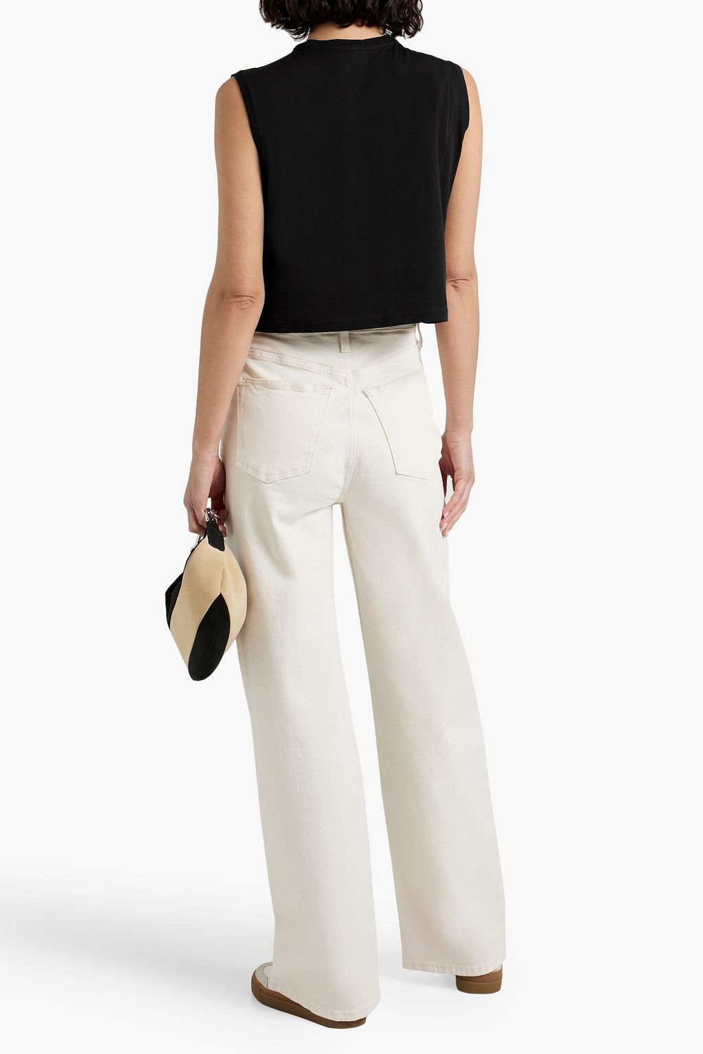 ATM ANTHONY THOMAS MELILLO Cropped cotton-jersey tank