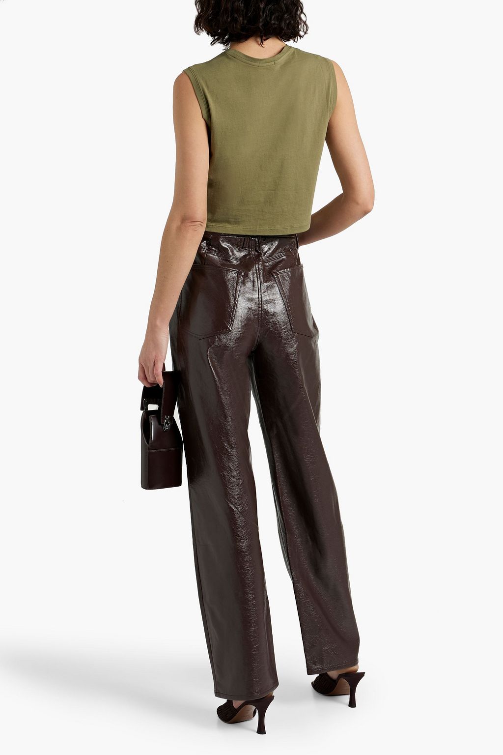 ATM ANTHONY THOMAS MELILLO Cropped cotton-jersey tank