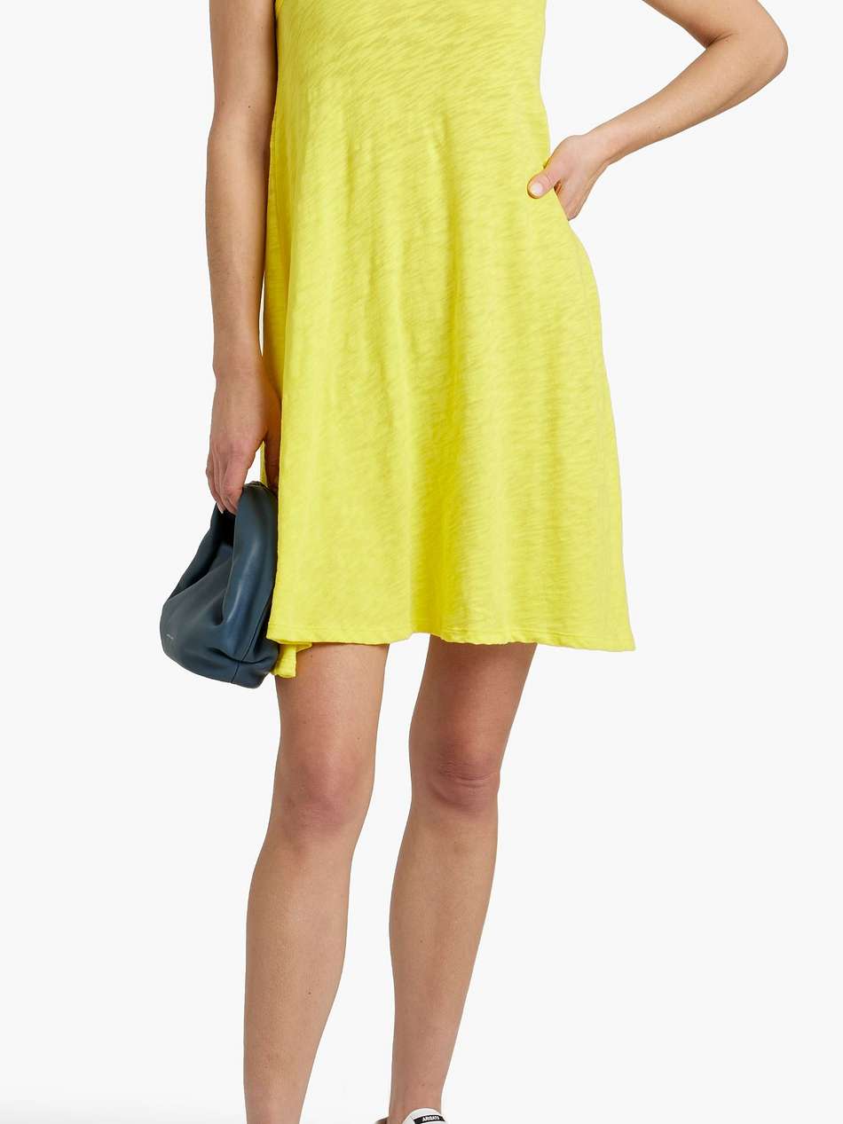 slub cotton-jersey mini dress