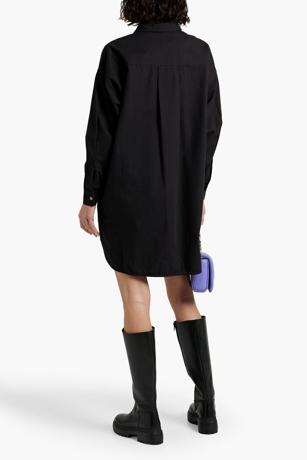 ATM ANTHONY THOMAS MELILLO Hemdkleid in Minilänge aus Baumwoll-Ripstop