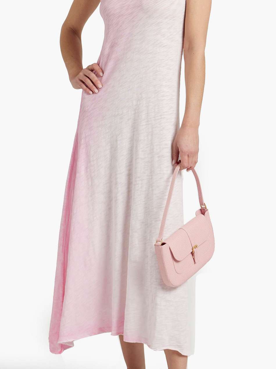 dégradé slub cotton-jersey midi dress