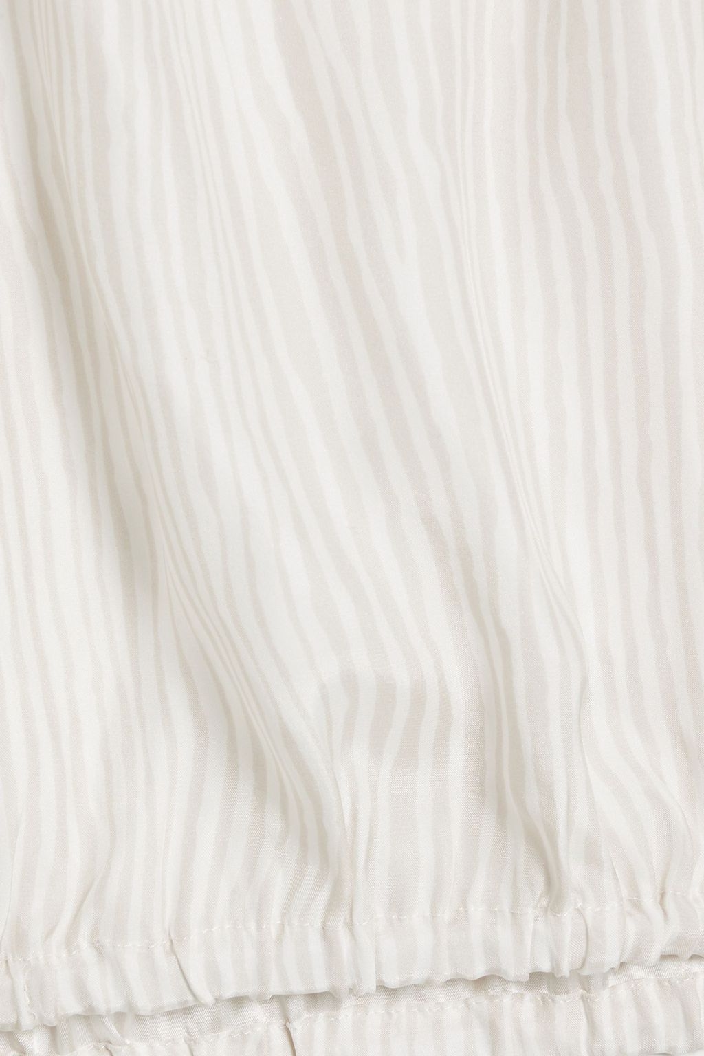ATM ANTHONY THOMAS MELILLO Striped silk-crepe top