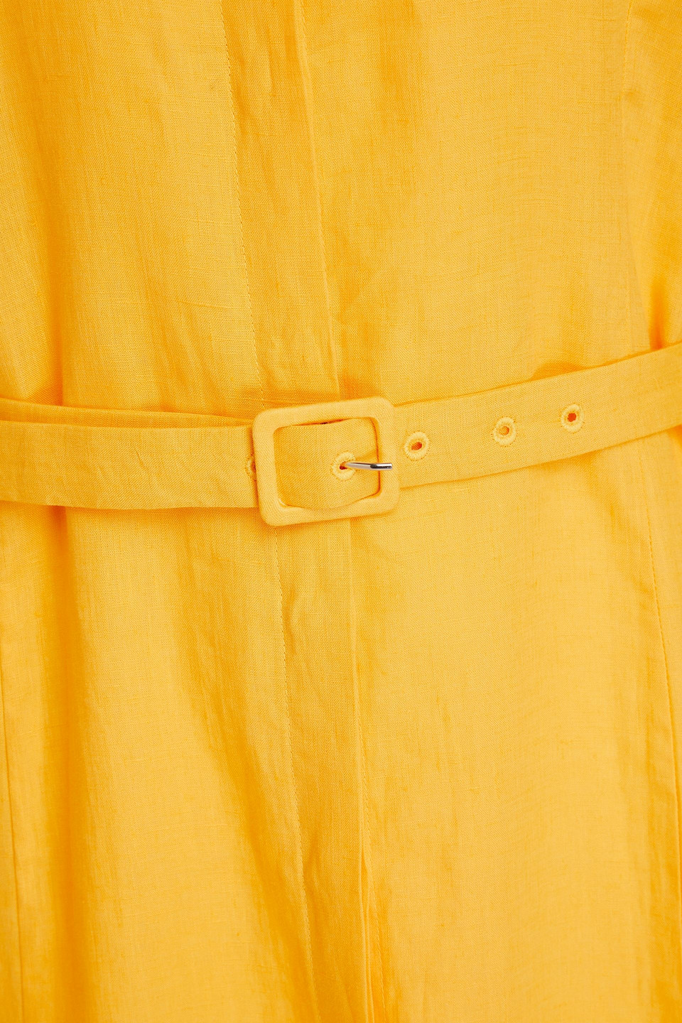 GABRIELA HEARST MASSEY MAXIKLEID AUS LEINEN MIT GÜRTEL