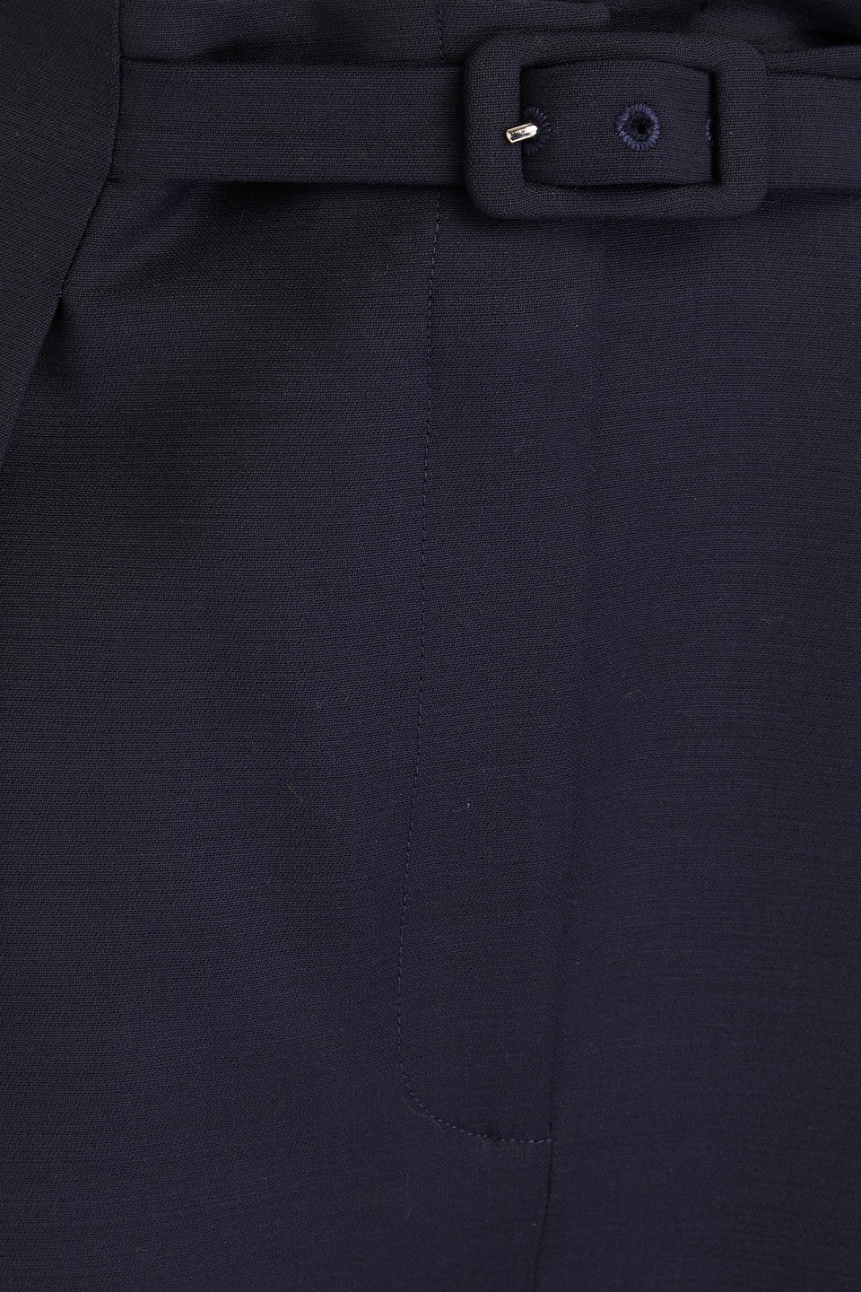 Gabriela Hearst Nicholson Wool-blend Tapered Pants In Navy