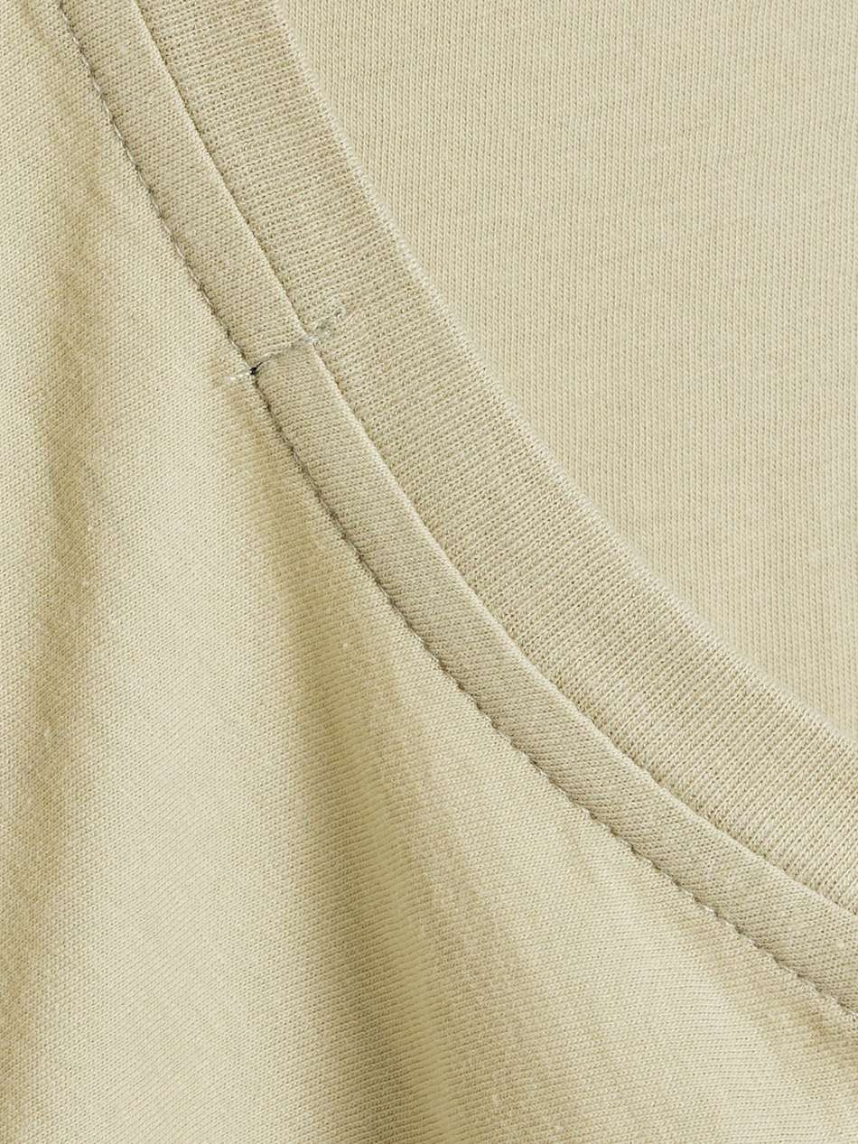 cropped cotton-jersey tank
