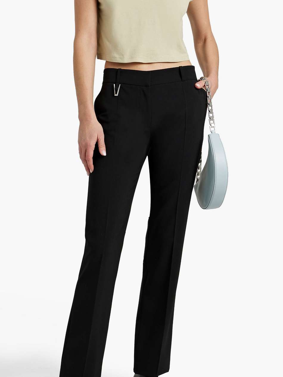 cropped cotton-jersey tank