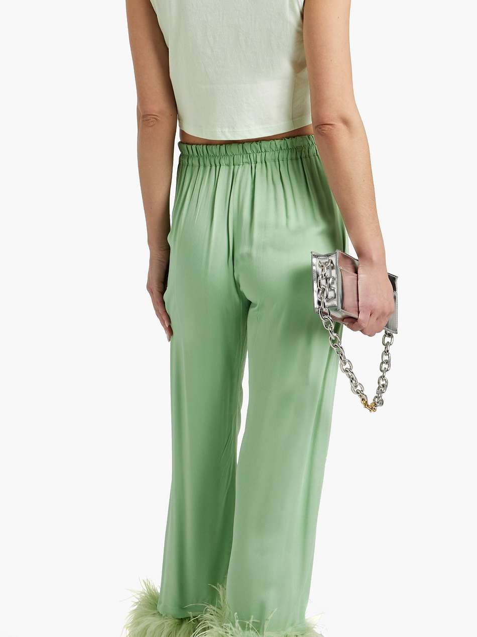cropped cotton-jersey tank