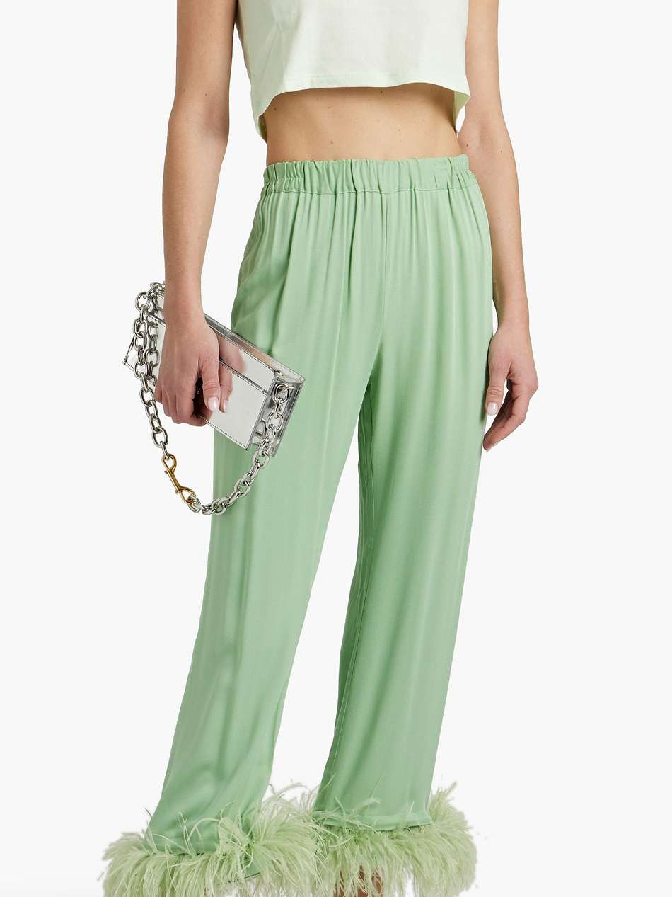 cropped cotton-jersey tank