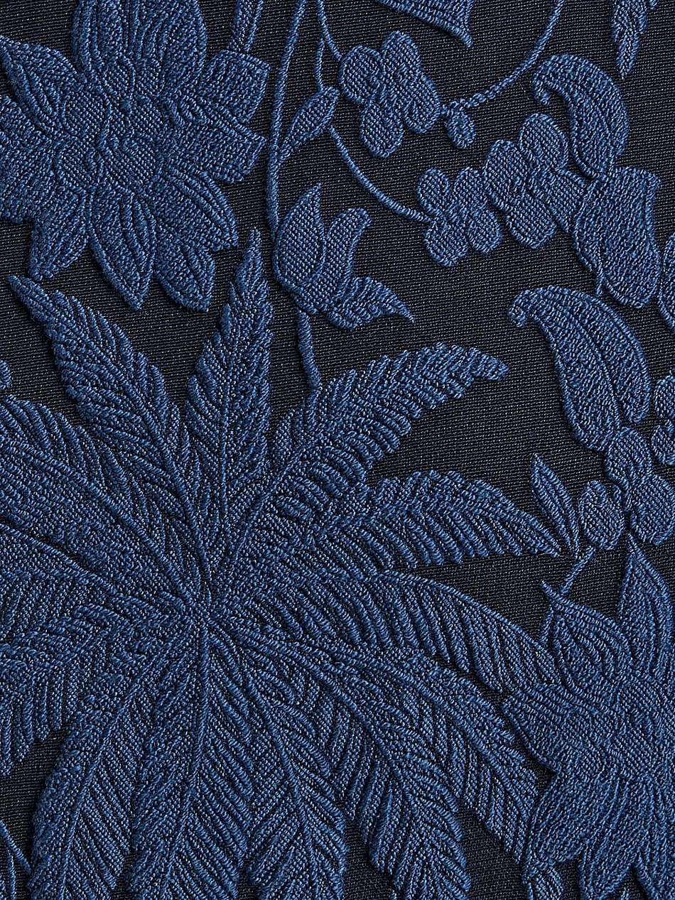 embroidered cotton-blend dress