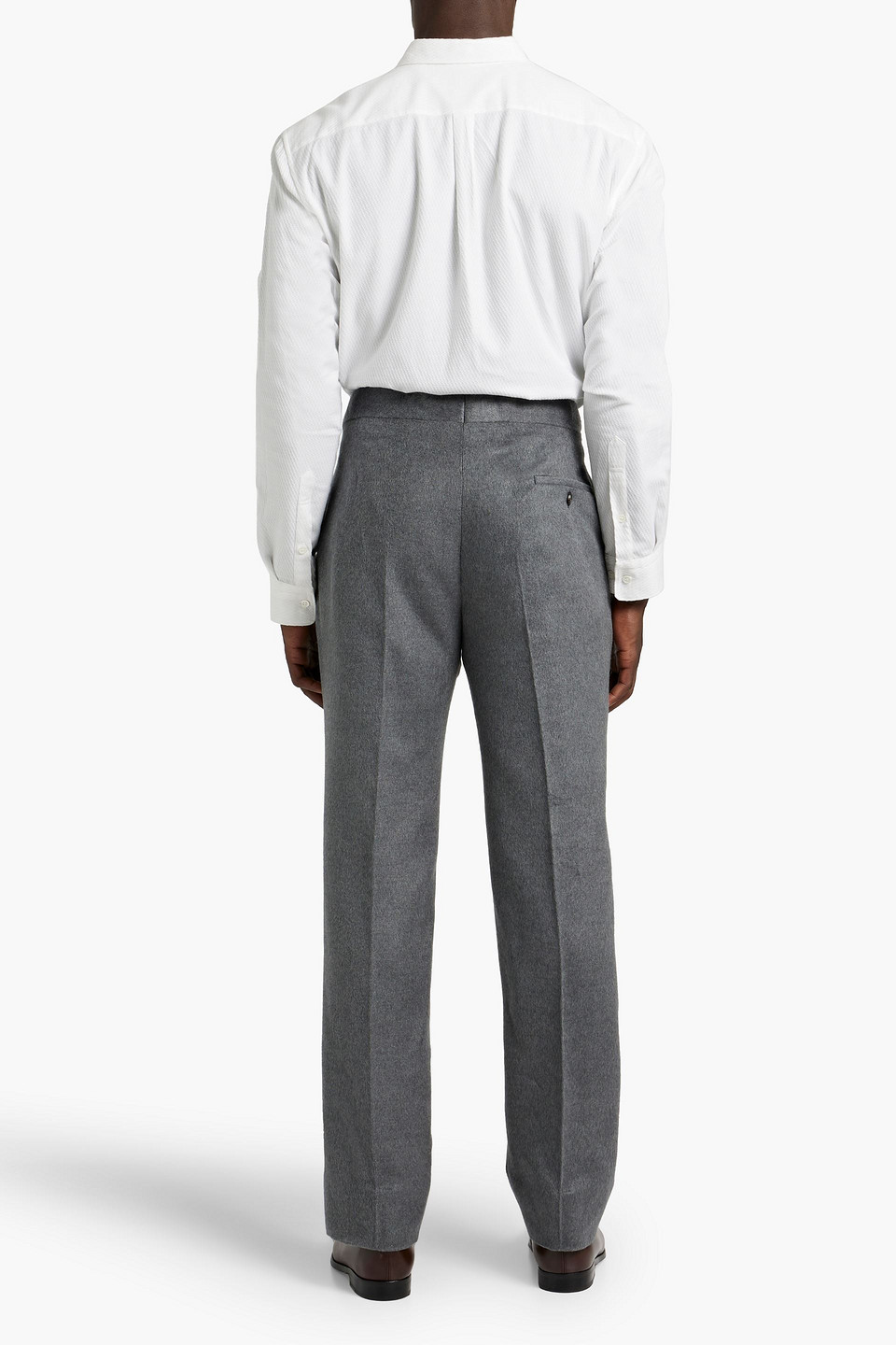 Gabriela Hearst Quevedo Cotton-jacquard Shirt In White