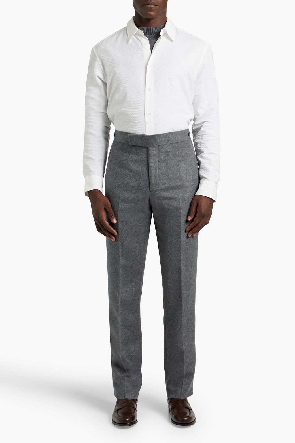 GABRIELA HEARST Quevedo cotton-jacquard shirt