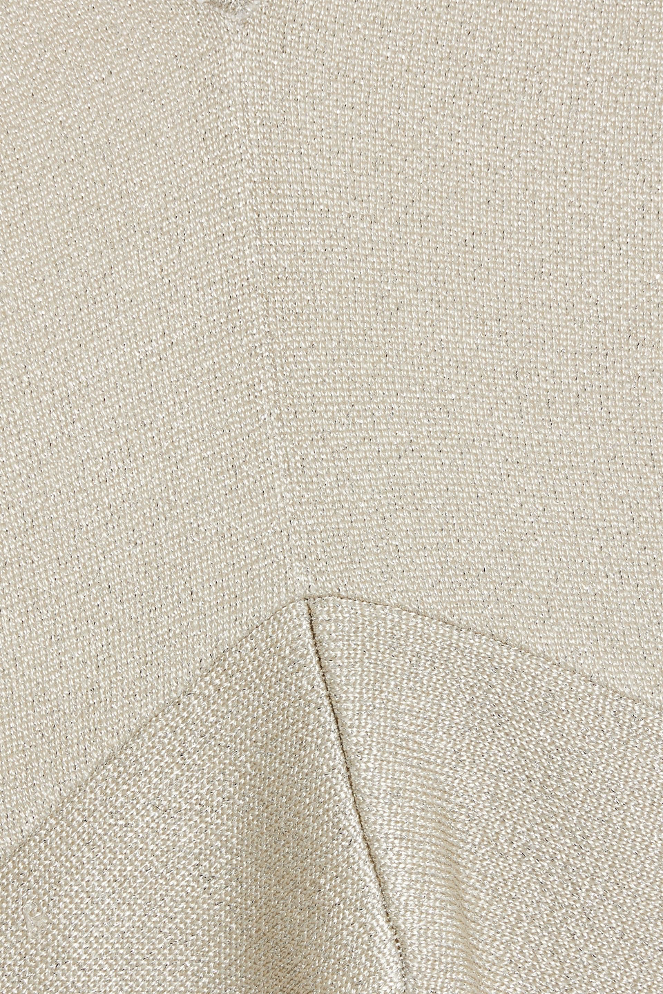 Altuzarra Layered Metallic Knitted Top In Ivory