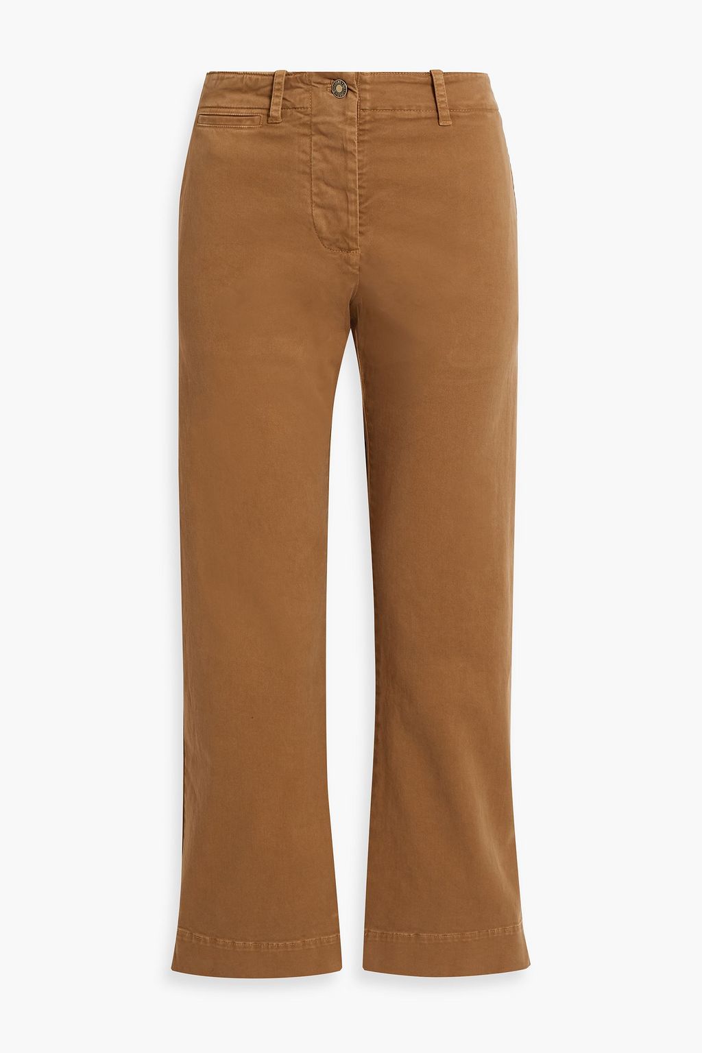 NILI LOTAN Tomboy cotton-blend twill straight-leg pants