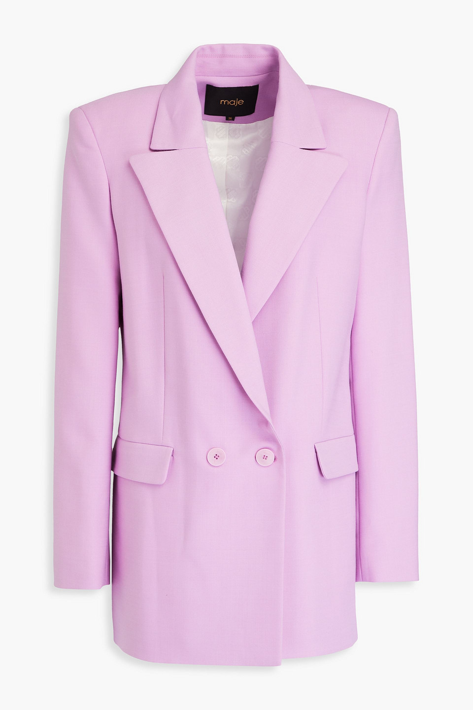 Maje Vilanota Blazer Aus Twill In Fliederfarben