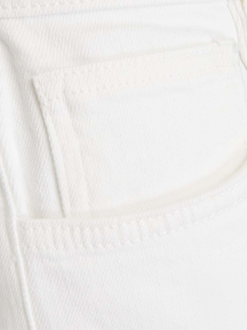 frayed high-rise straight-leg jeans