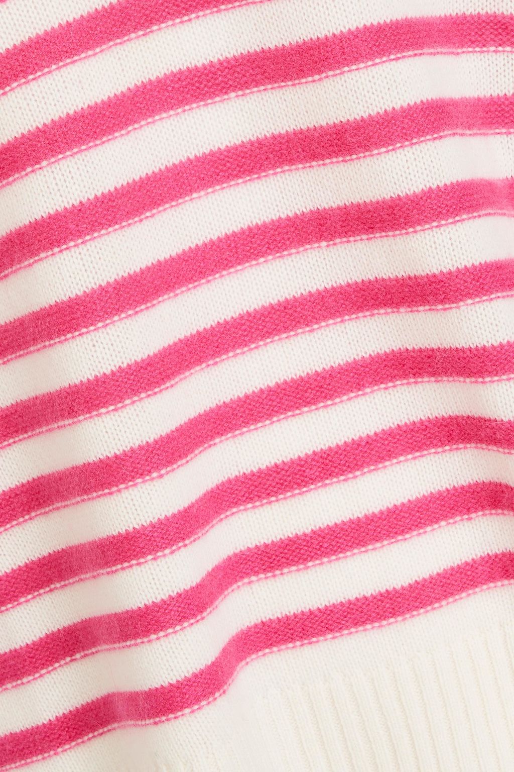 MAJE Striped cashmere sweater