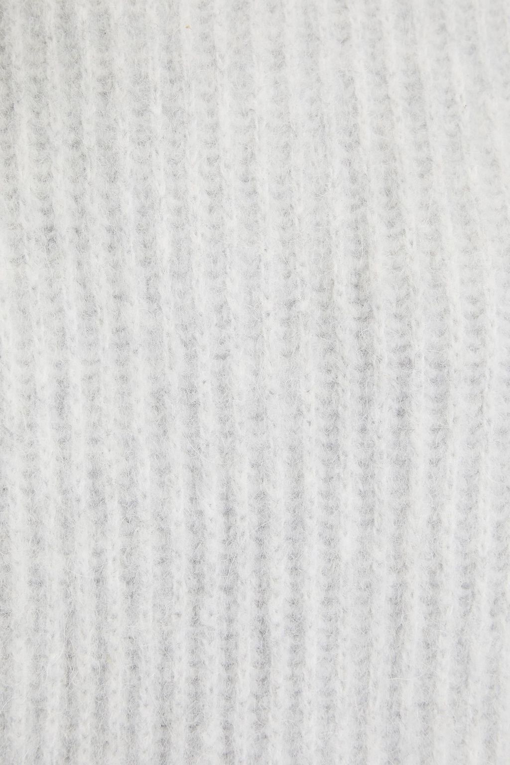 GANNI Ribbed-knit turtleneck sweater