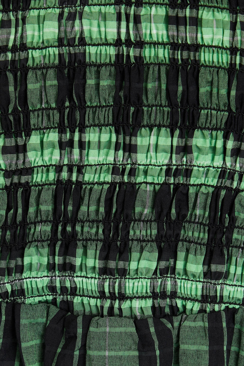 Ganni Women Maxi Dress In Green
