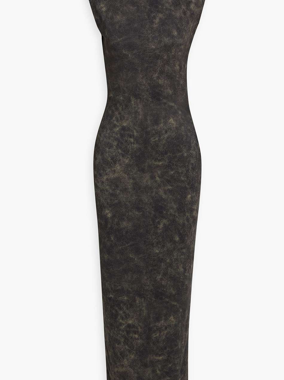 luna printed stretch-jersey maxi dress