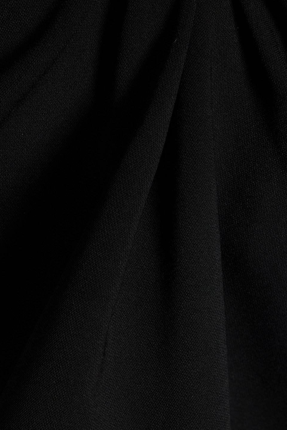 16arlington Blaise Strapless Crepe And Satin Mini Dress In Black