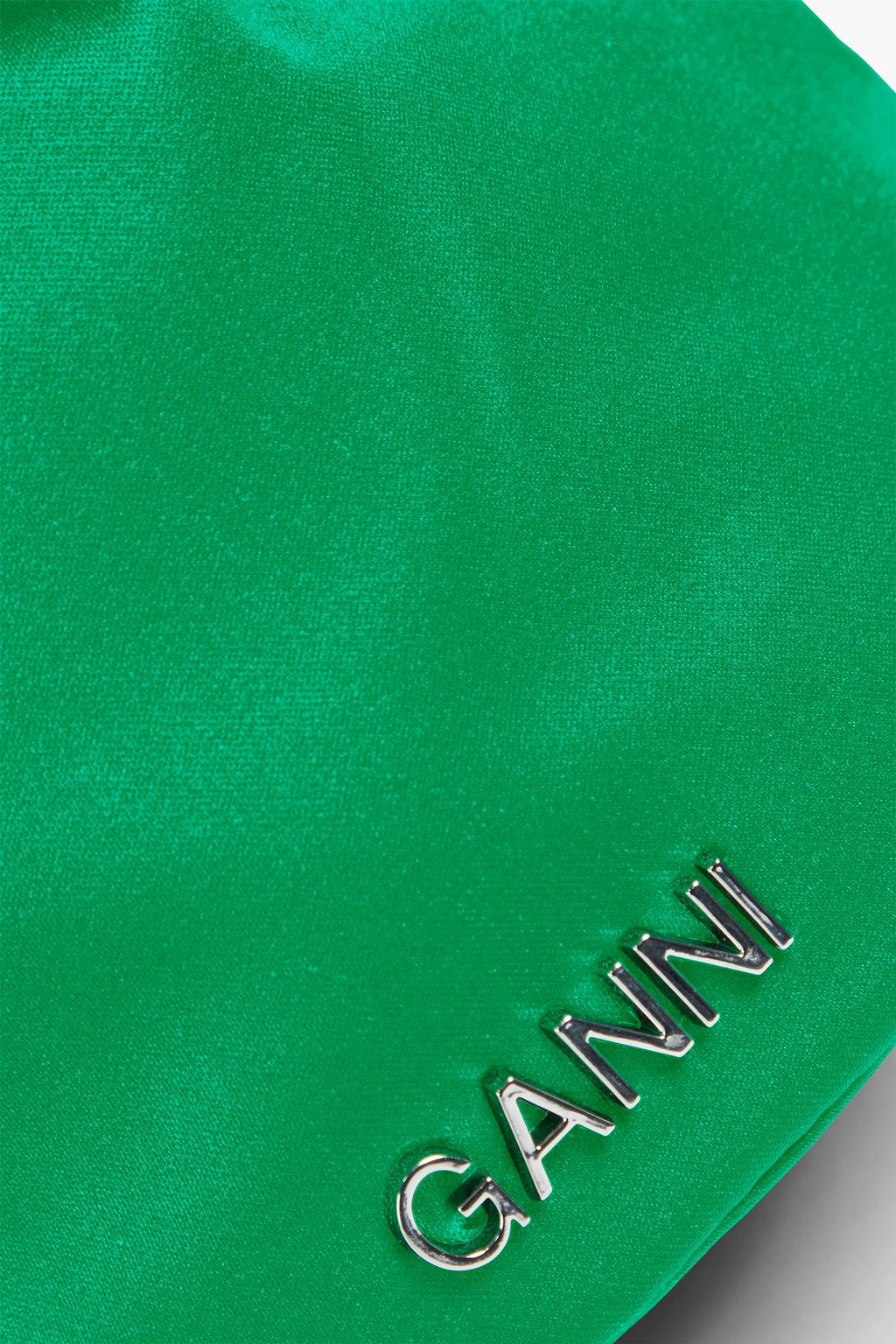 GANNI Satin bucket bag
