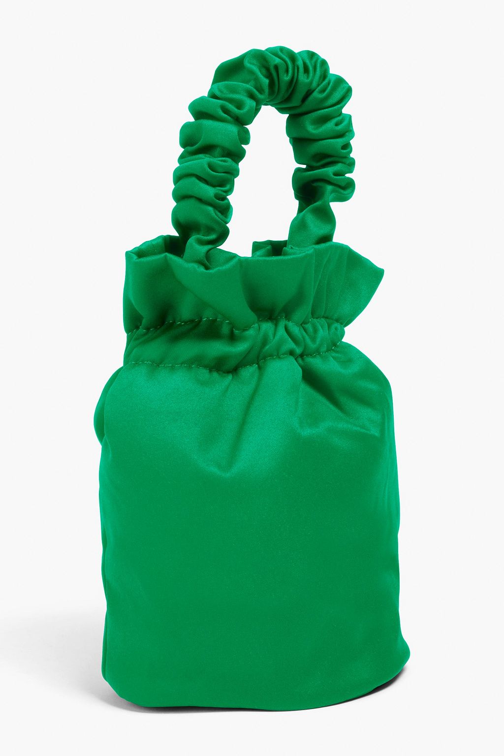 GANNI Satin bucket bag
