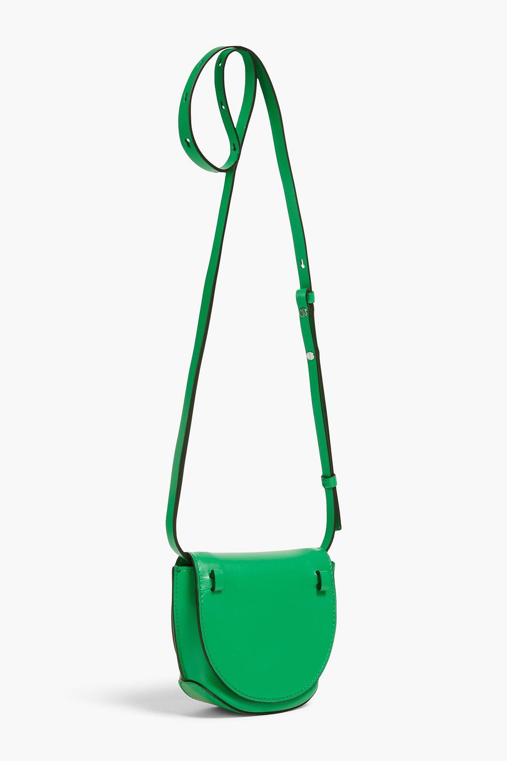 GANNI Schultertasche aus strukturiertem Leder mit Prägung