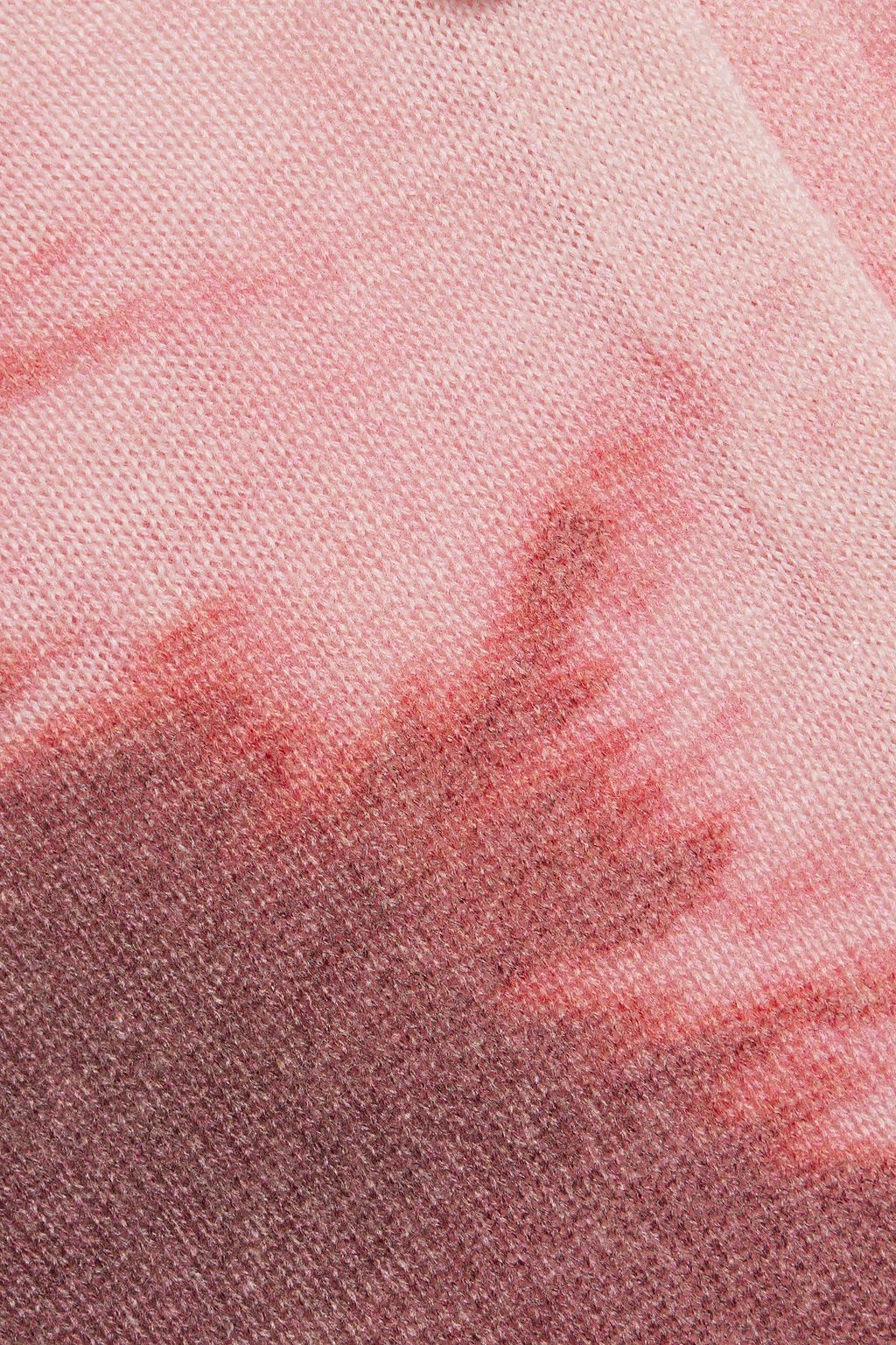 16ARLINGTON Keid tie-dyed merino wool cardigan