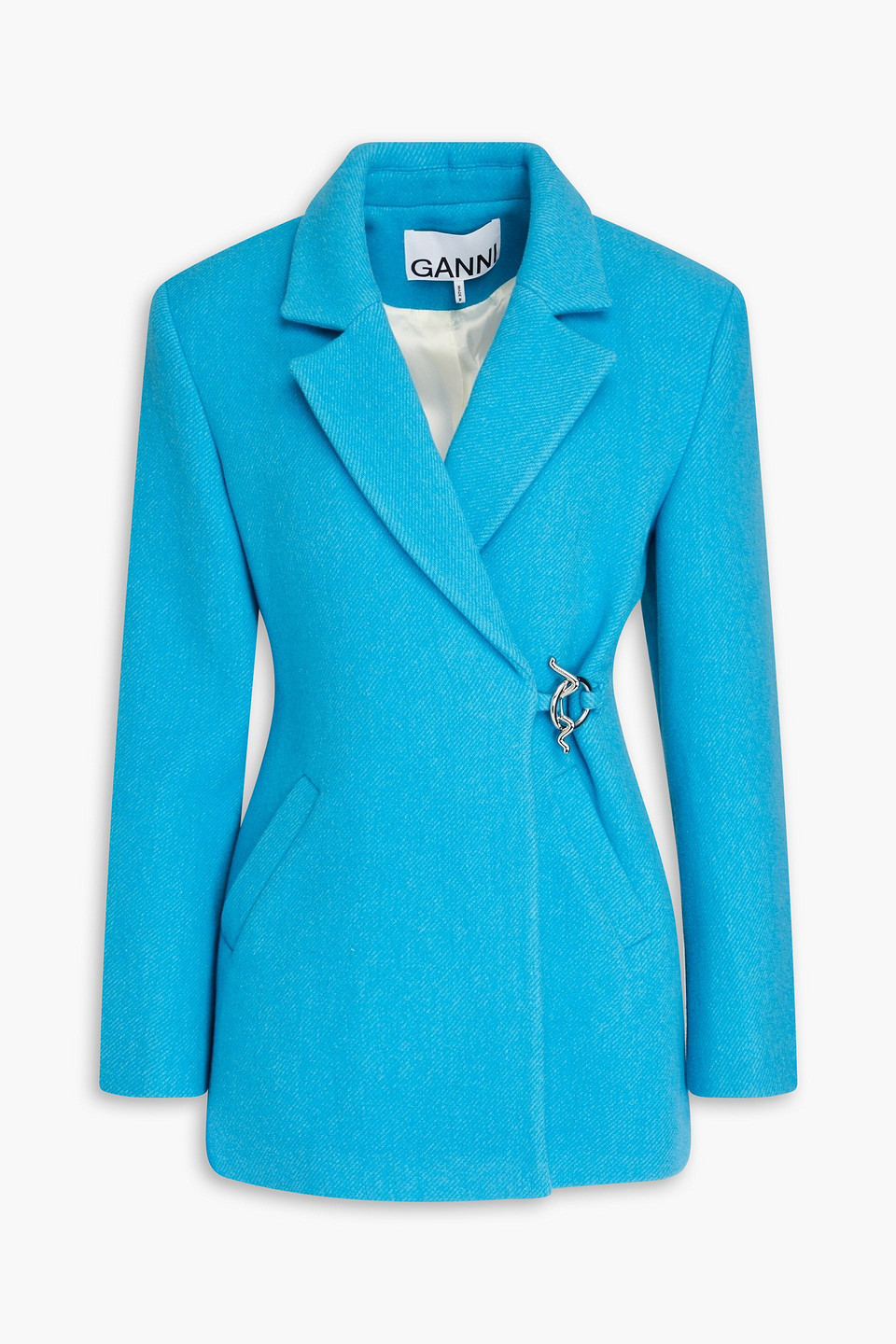 GANNI WOOL-BLEND BLAZER