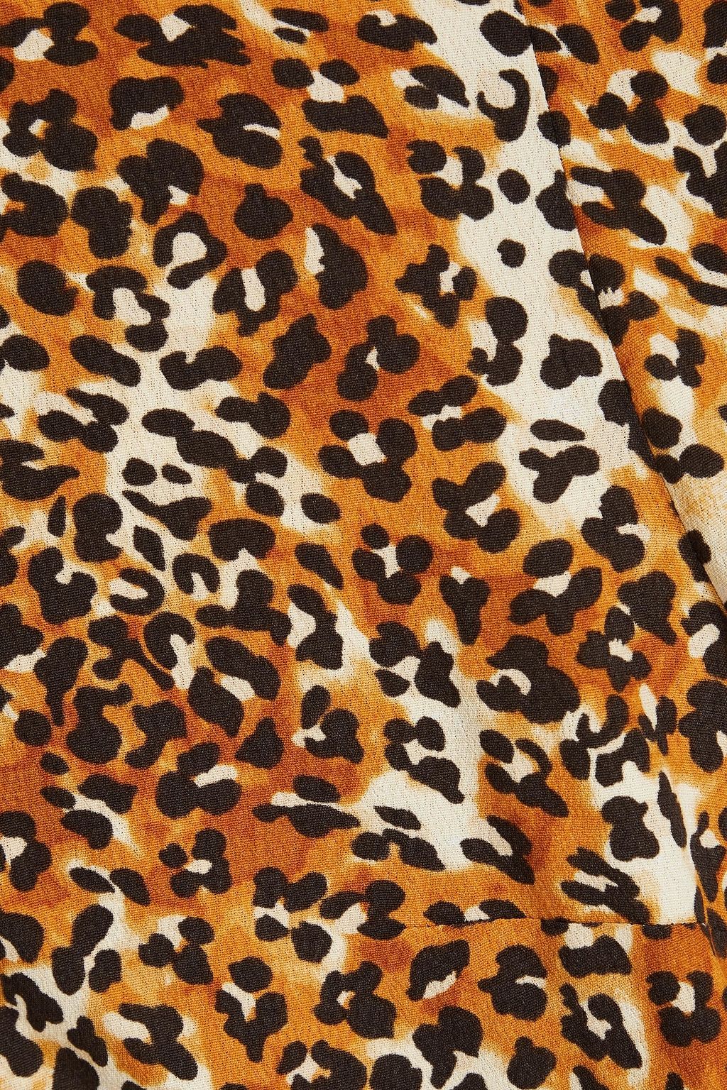MAJE Leopard-print crepe top
