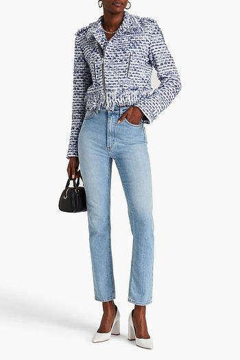 BLUE ZEBRA BROCADE BOYFRIEND TROUSERS – MARQUES ' ALMEIDA