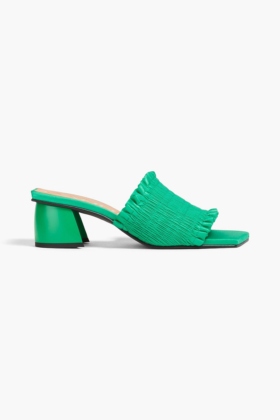 Smock 65 satin mules