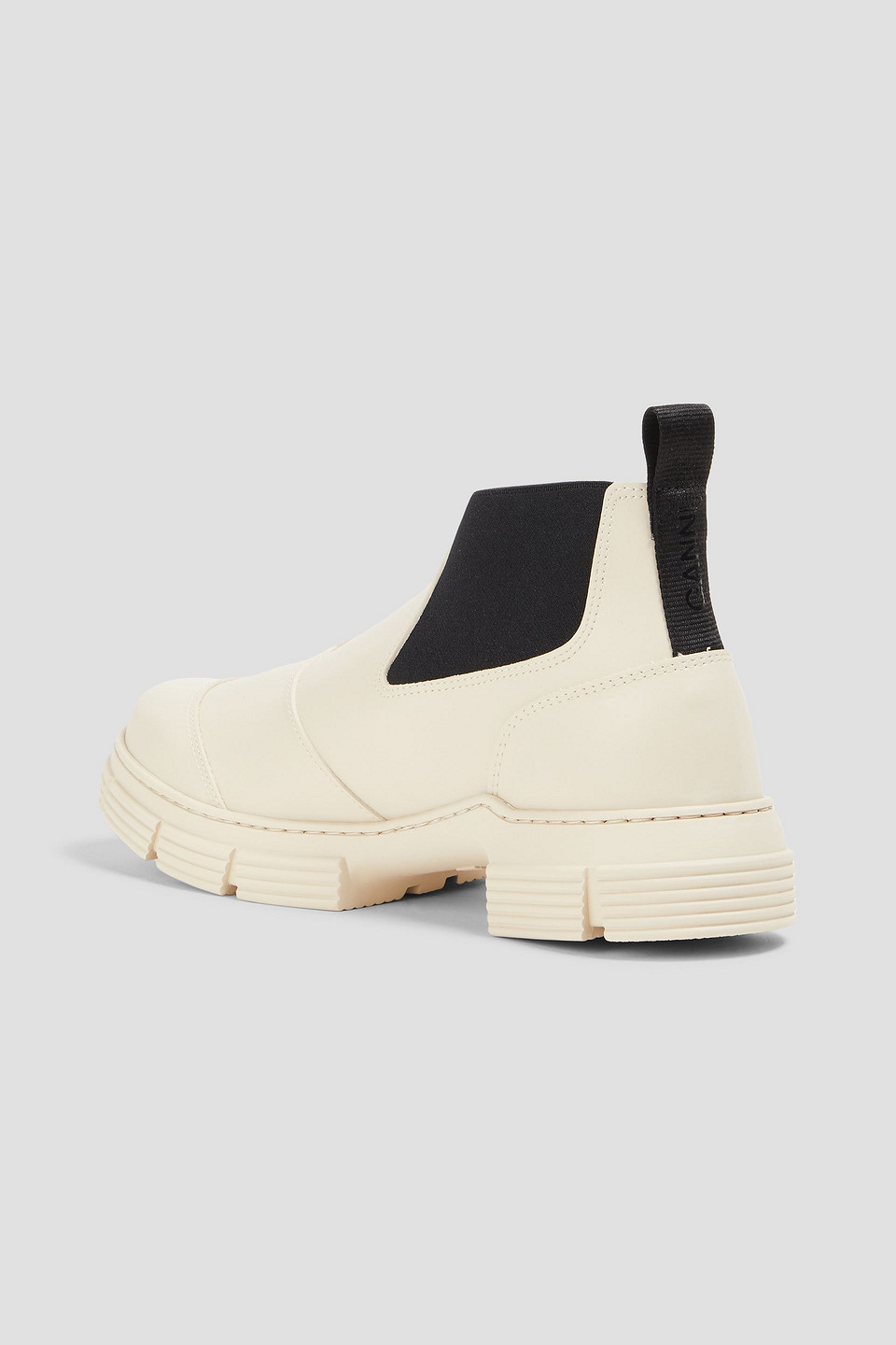 GANNI CROP CITY RUBBER ANKLE BOOTS