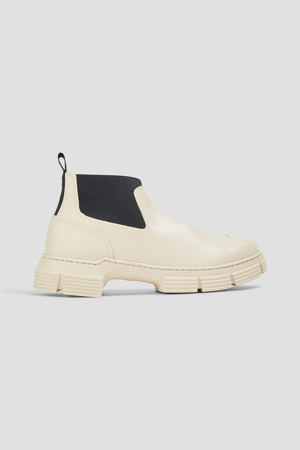 GANNI CROP CITY RUBBER ANKLE BOOTS