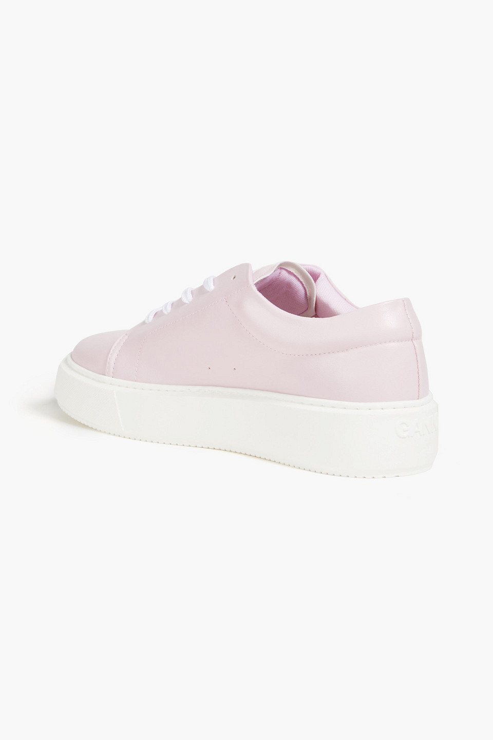 Ganni Pink Sporty Sneakers In Baby Pink