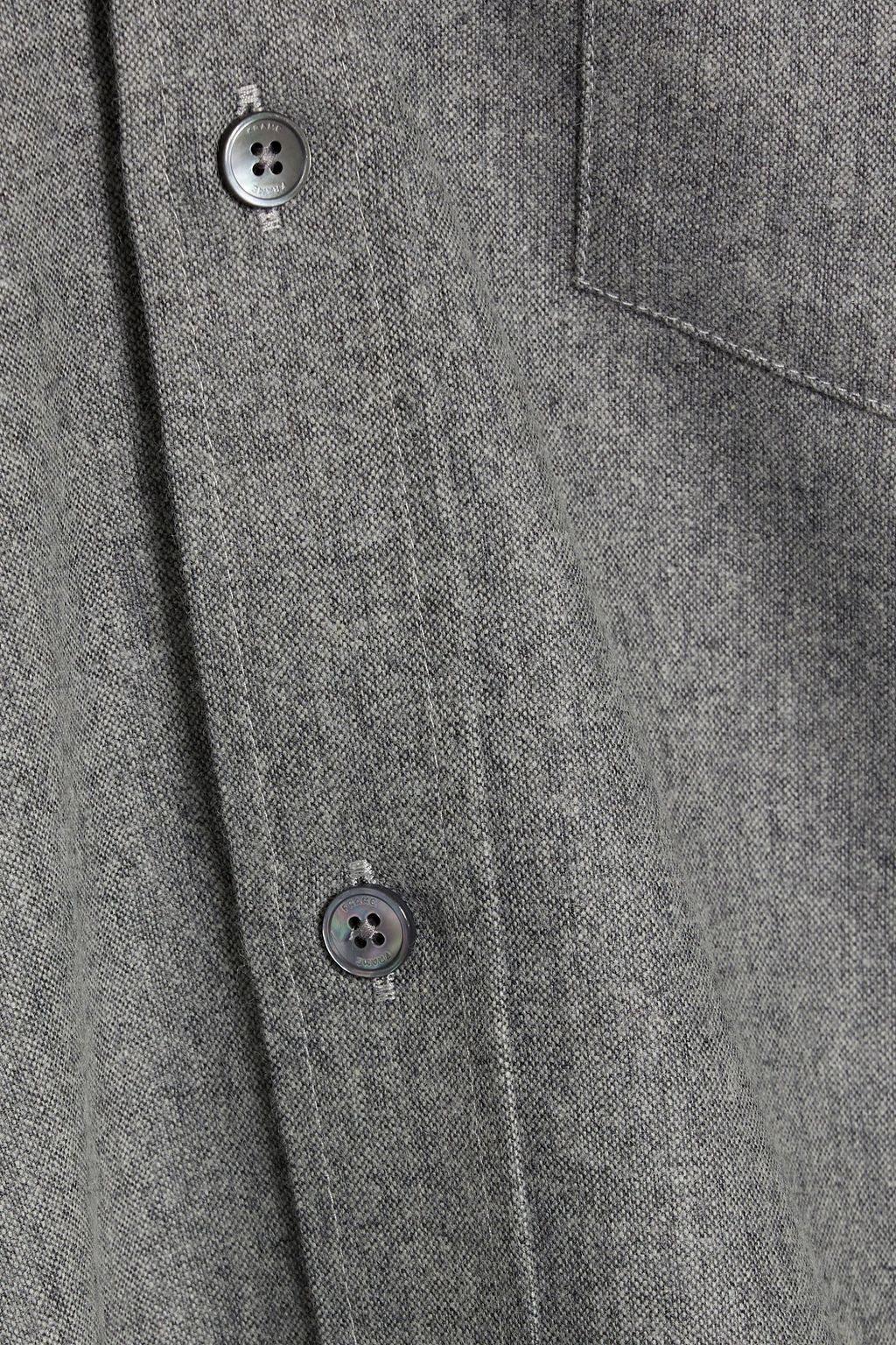 FRAME Mélange flannel shirt