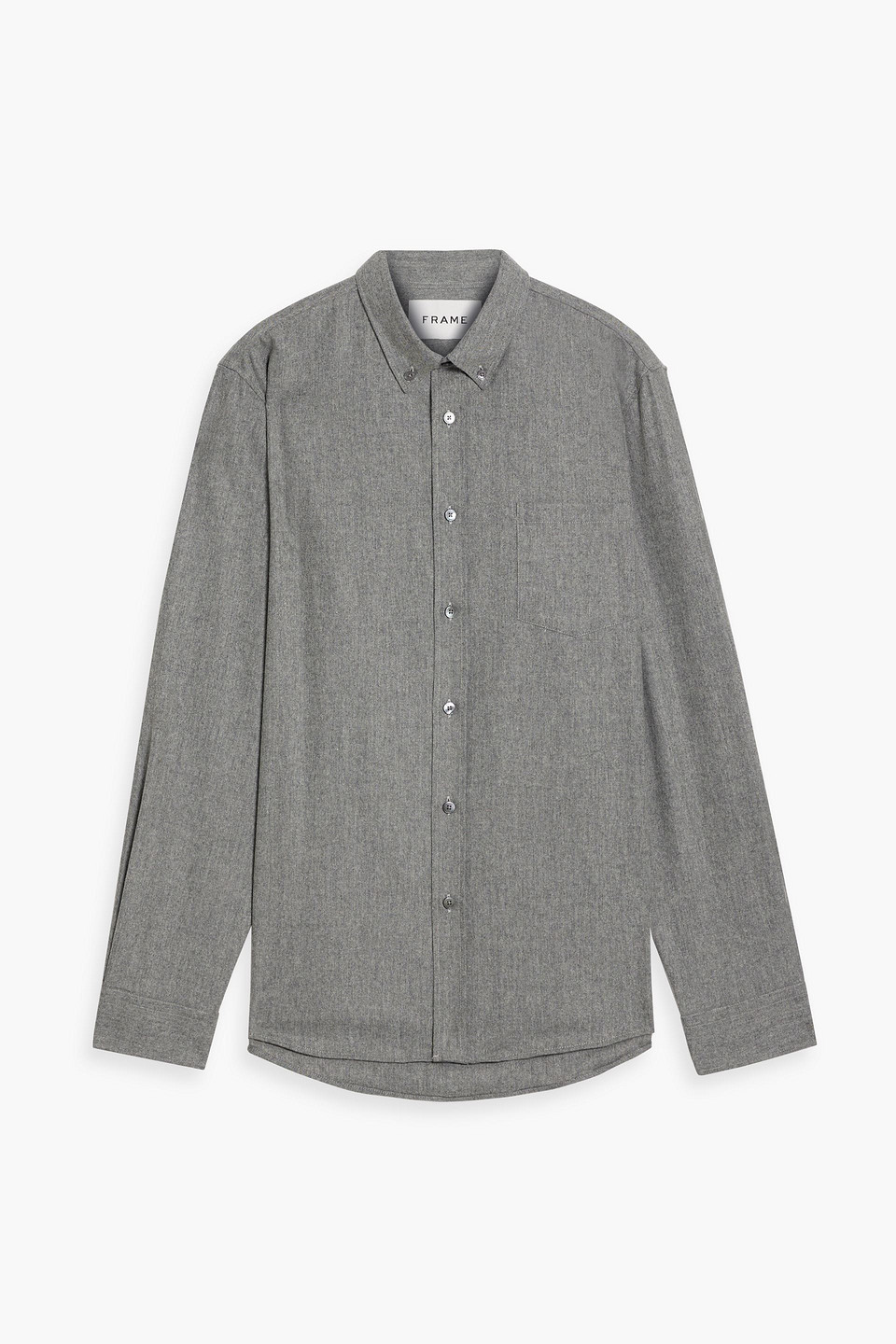 Shop Frame Flannel Shirt In Gray