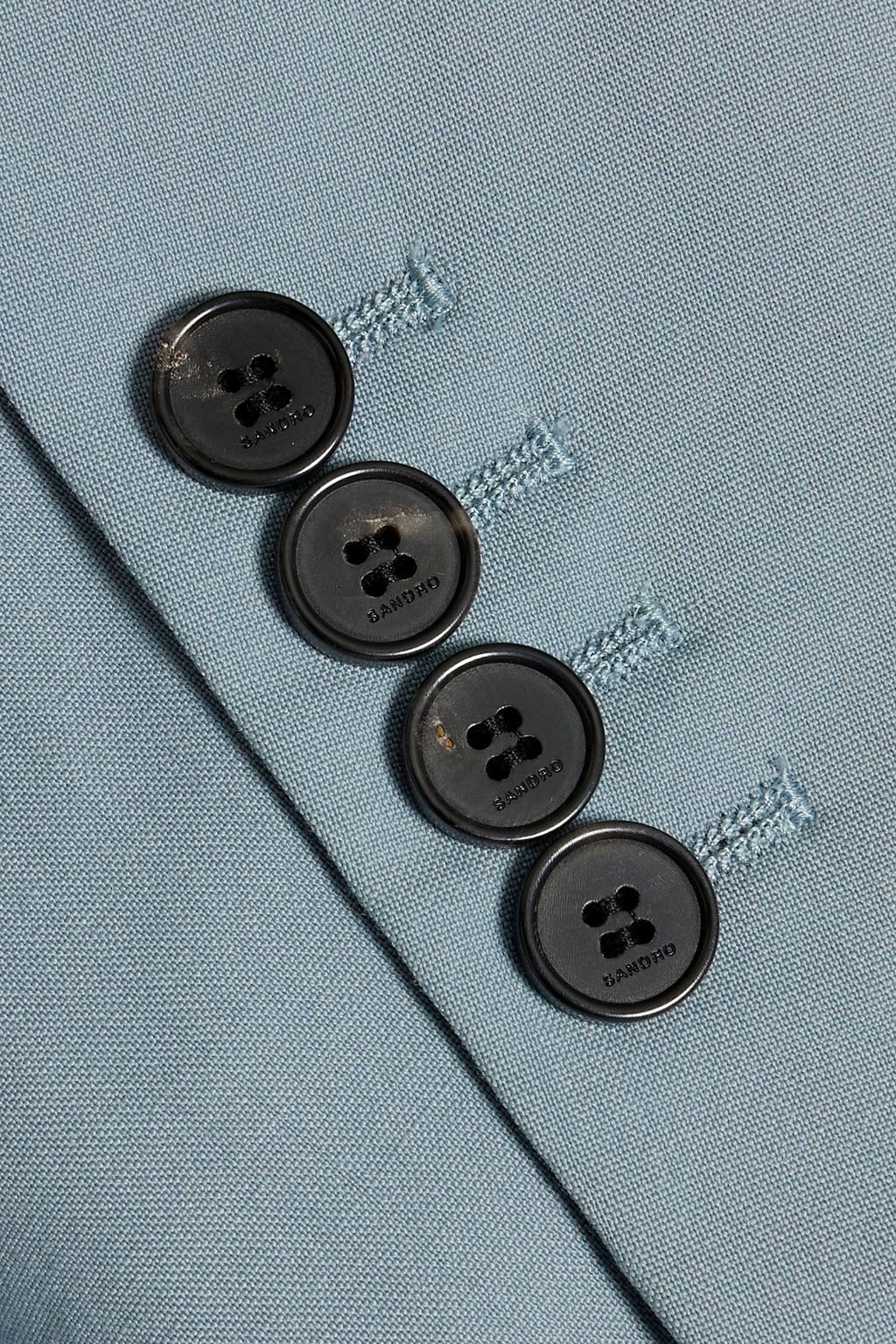 SANDRO Slim-fit wool blazer