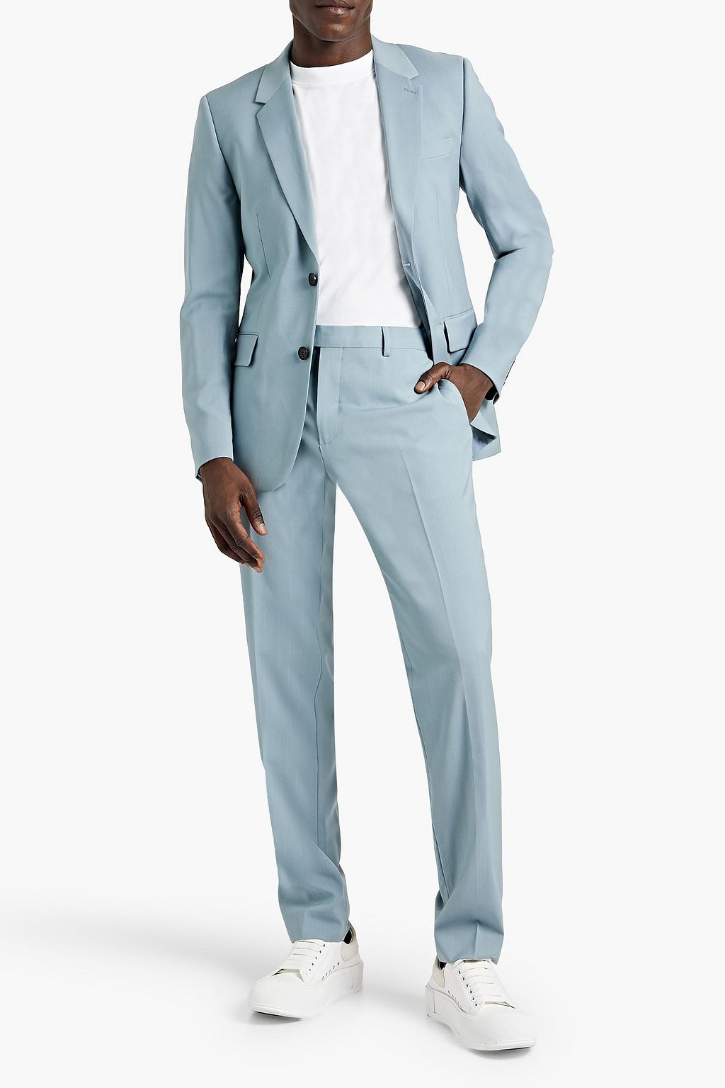 SANDRO Slim-fit wool blazer