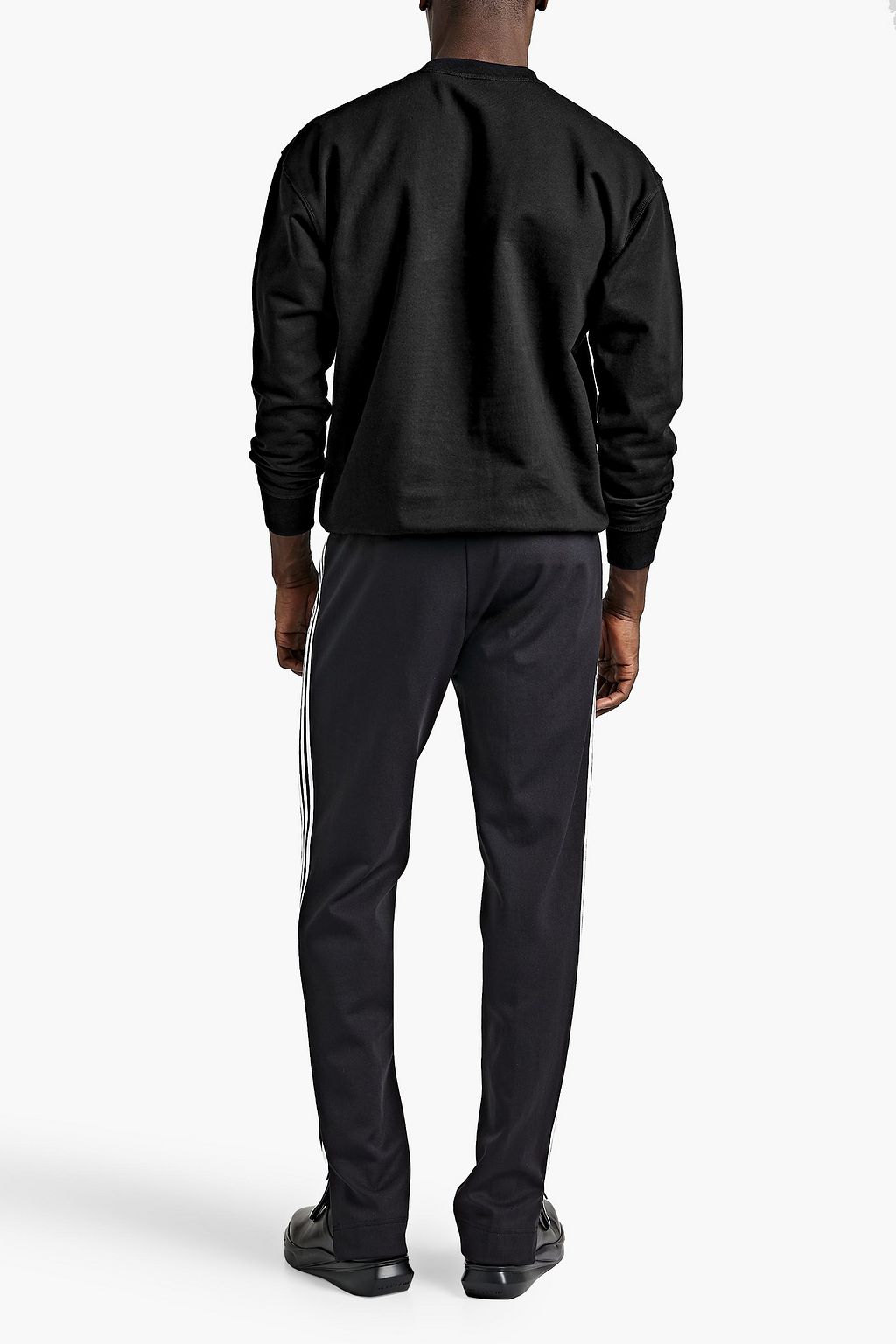 JW ANDERSON Embroidered French cotton-terry sweatshirt