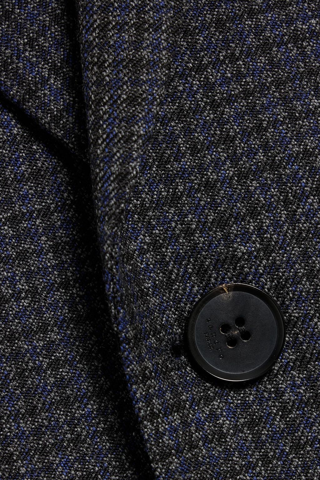 SANDRO Checked wool-tweed blazer