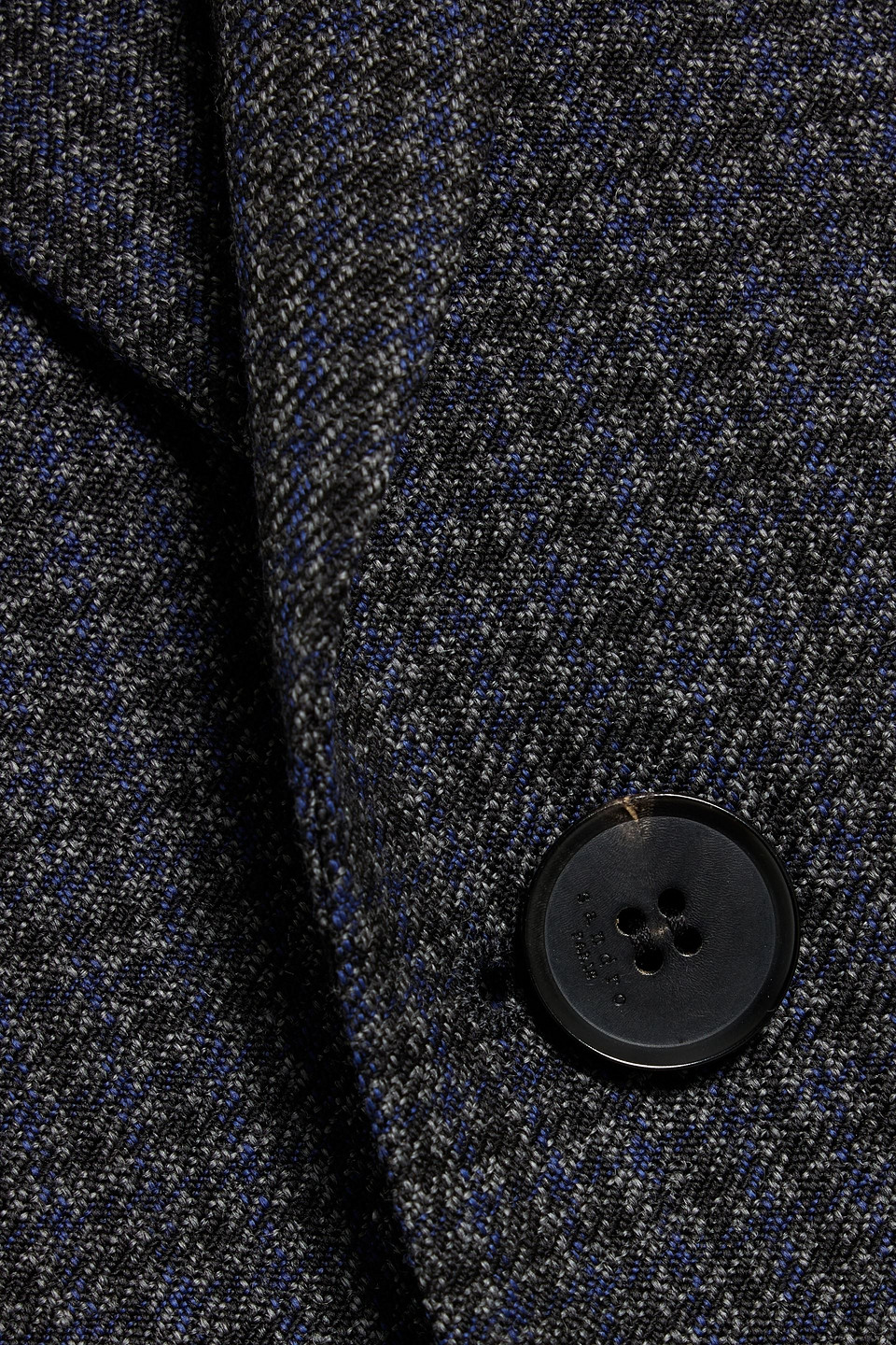 Sandro Checked Wool-tweed Blazer In Charcoal