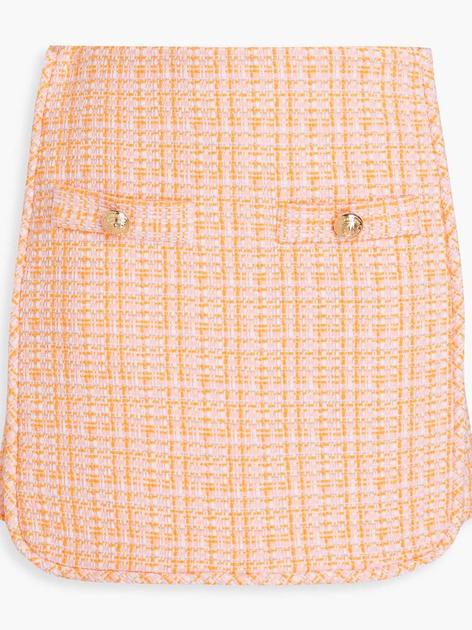 tweed mini skirt