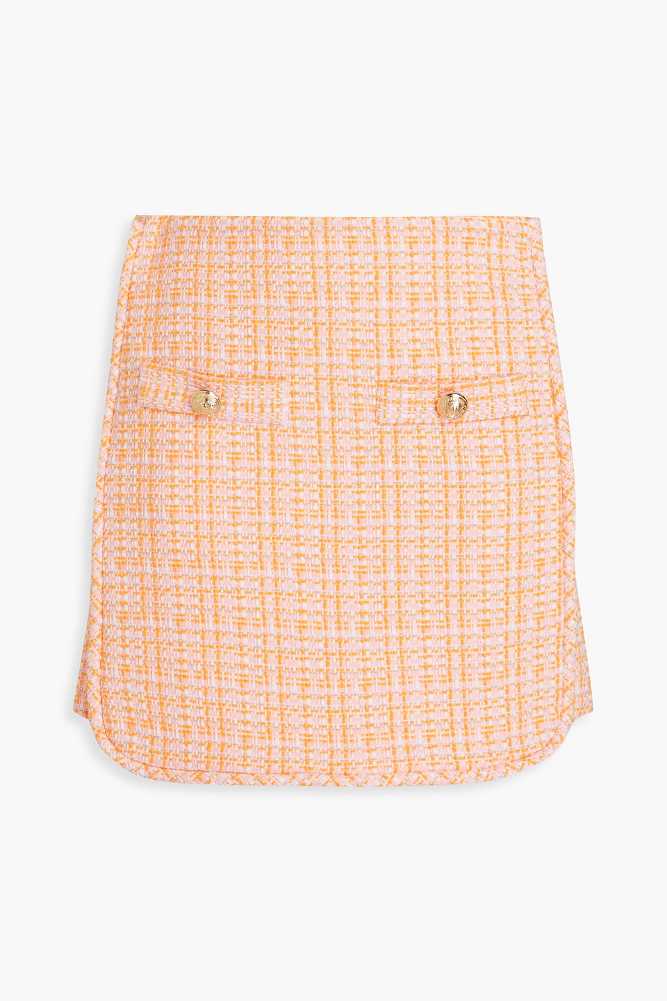 Tweed mini skirt