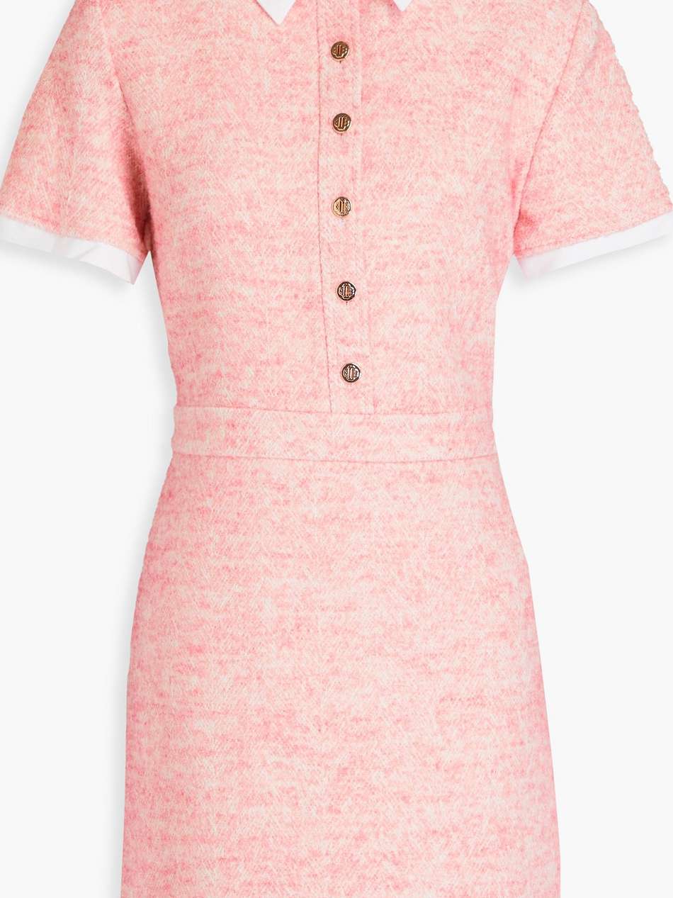 bouclé-tweed mini dress