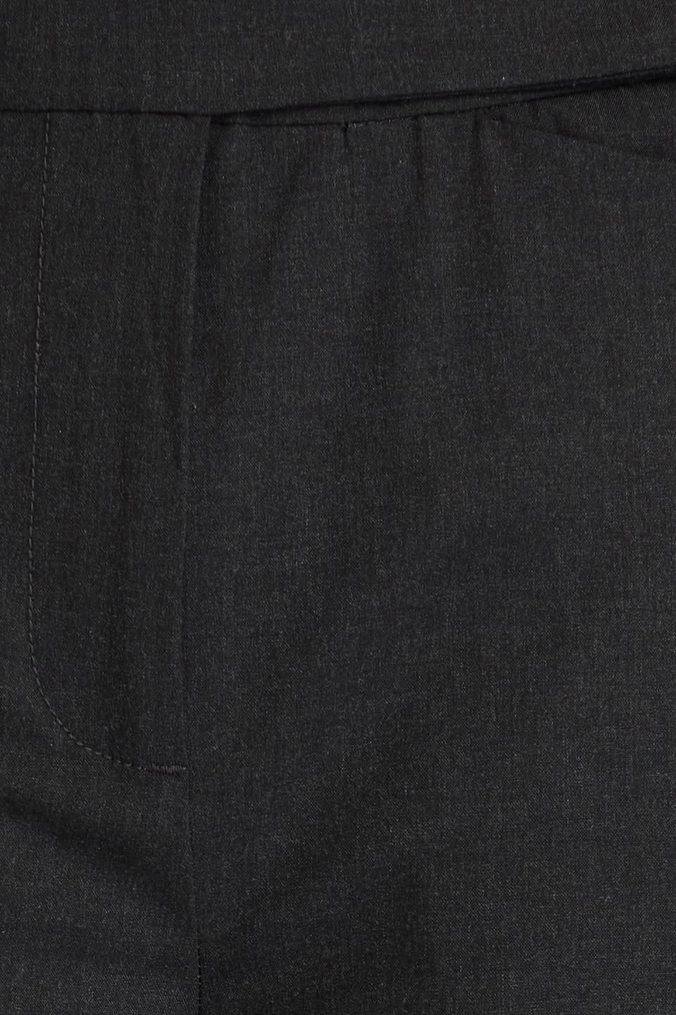 Ganni Woven Wide-leg Pants In Charcoal