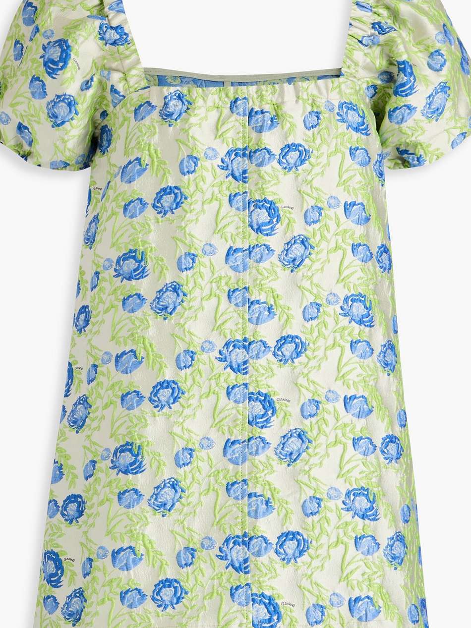 brocade mini dress