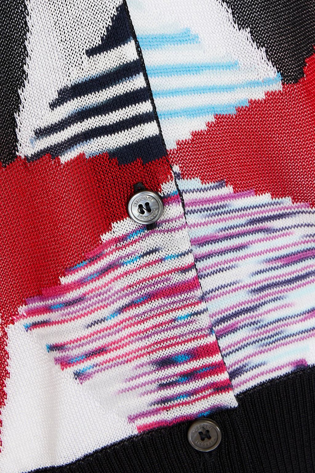MISSONI كارديغان مصنوع من نسيج بحبكة إنتارسيا