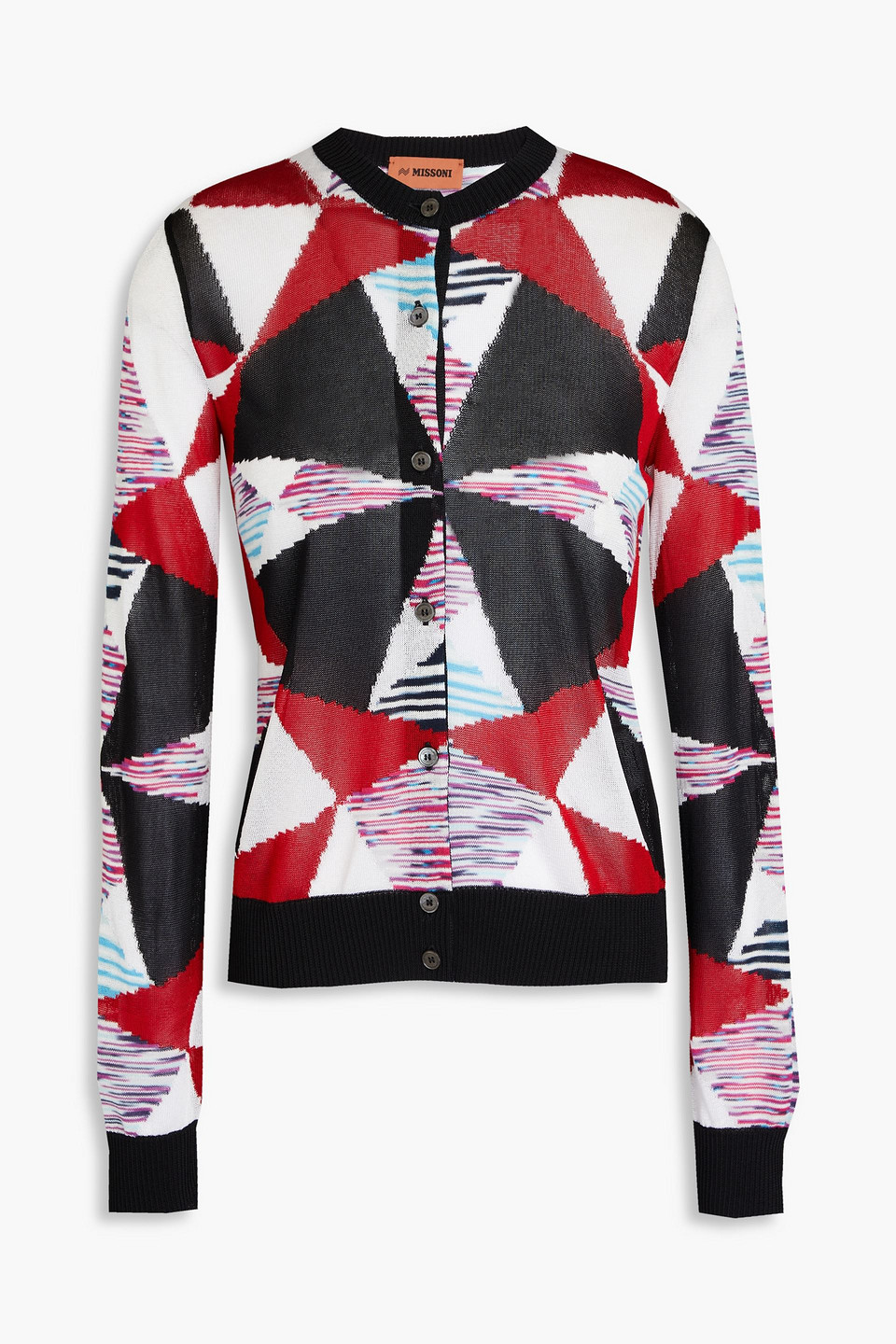Missoni - Intarsia-knit cardigan - Black