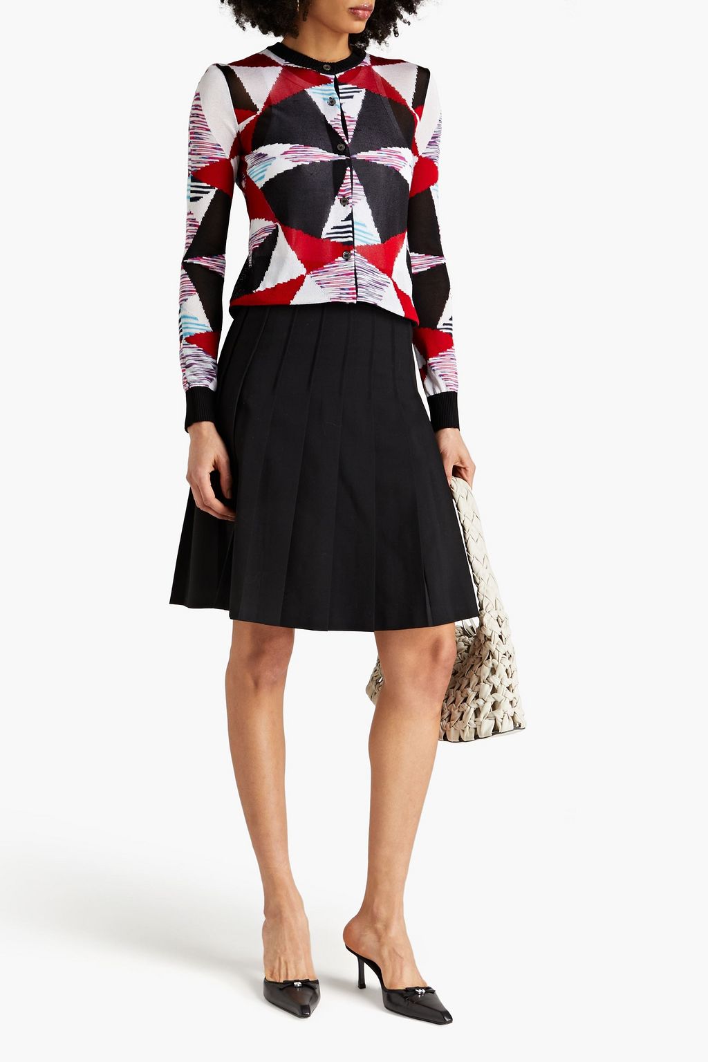 MISSONI كارديغان مصنوع من نسيج بحبكة إنتارسيا